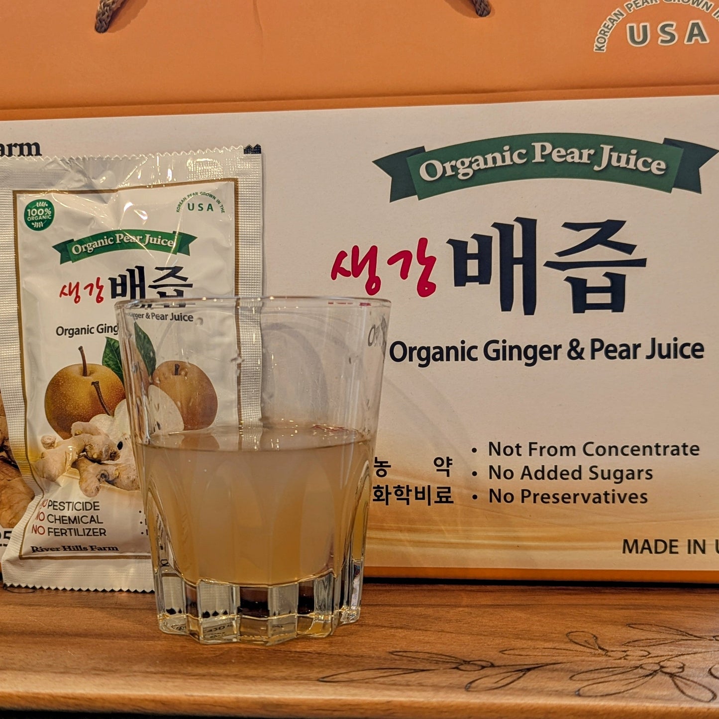 Pear & Ginger Juice